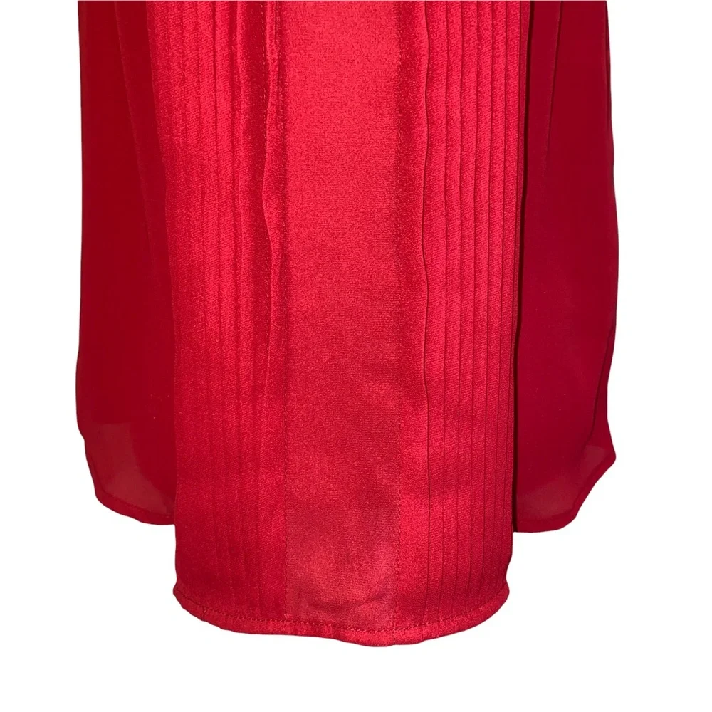 BKE NWT Red Sleeveless Blouse M - Picture 5 of 11